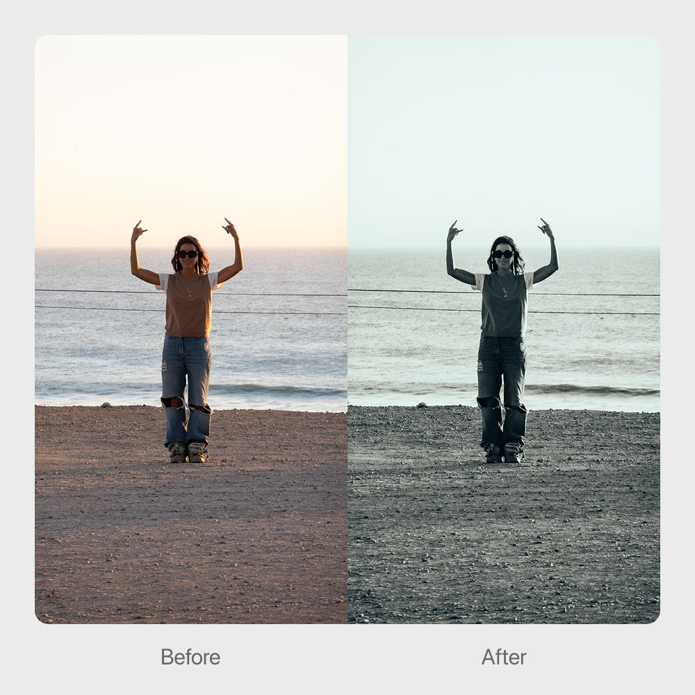 iPhone ProRAW Presets - Monochrome Collection