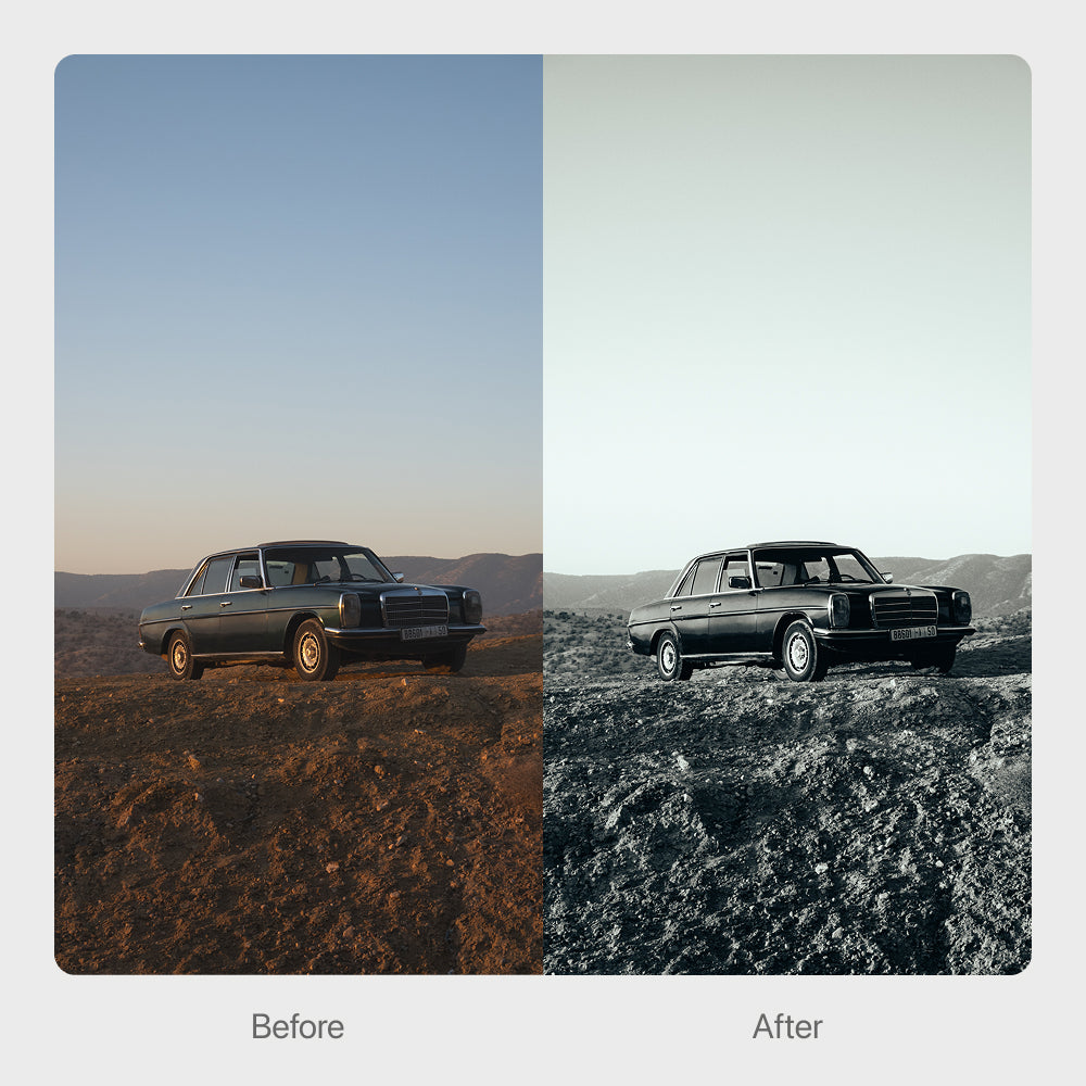 iPhone ProRAW Presets - Monochrome Collection