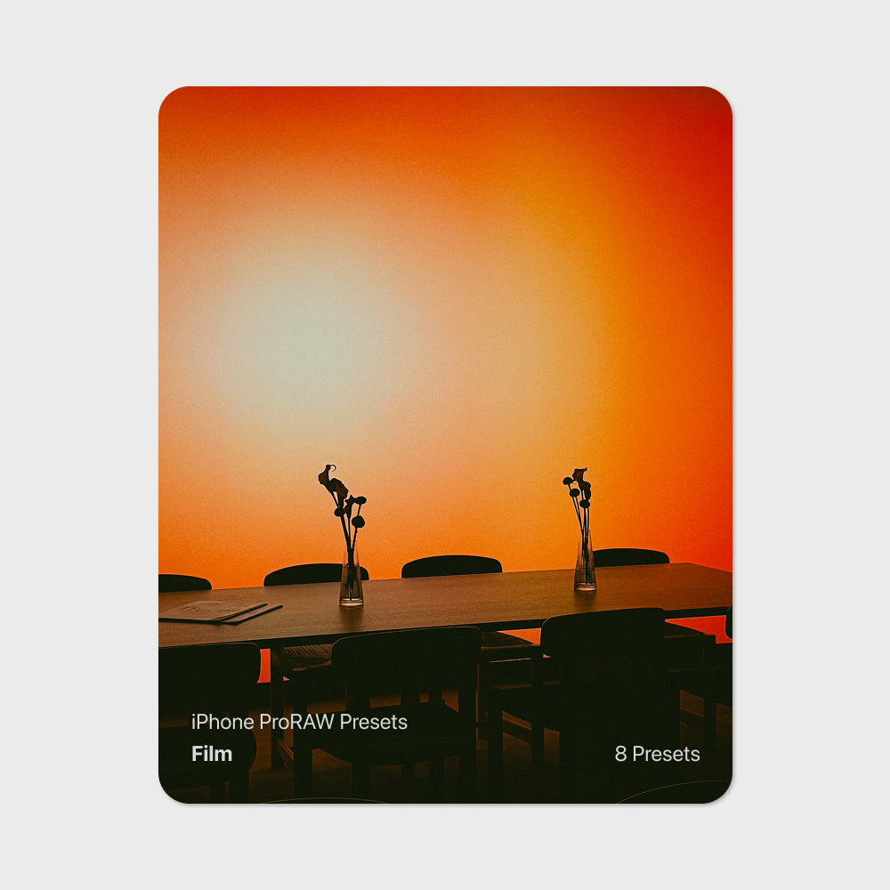 iPhone ProRAW Presets - Film Collection